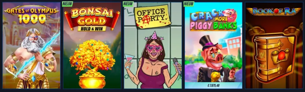 Populaire slots en jackpots
